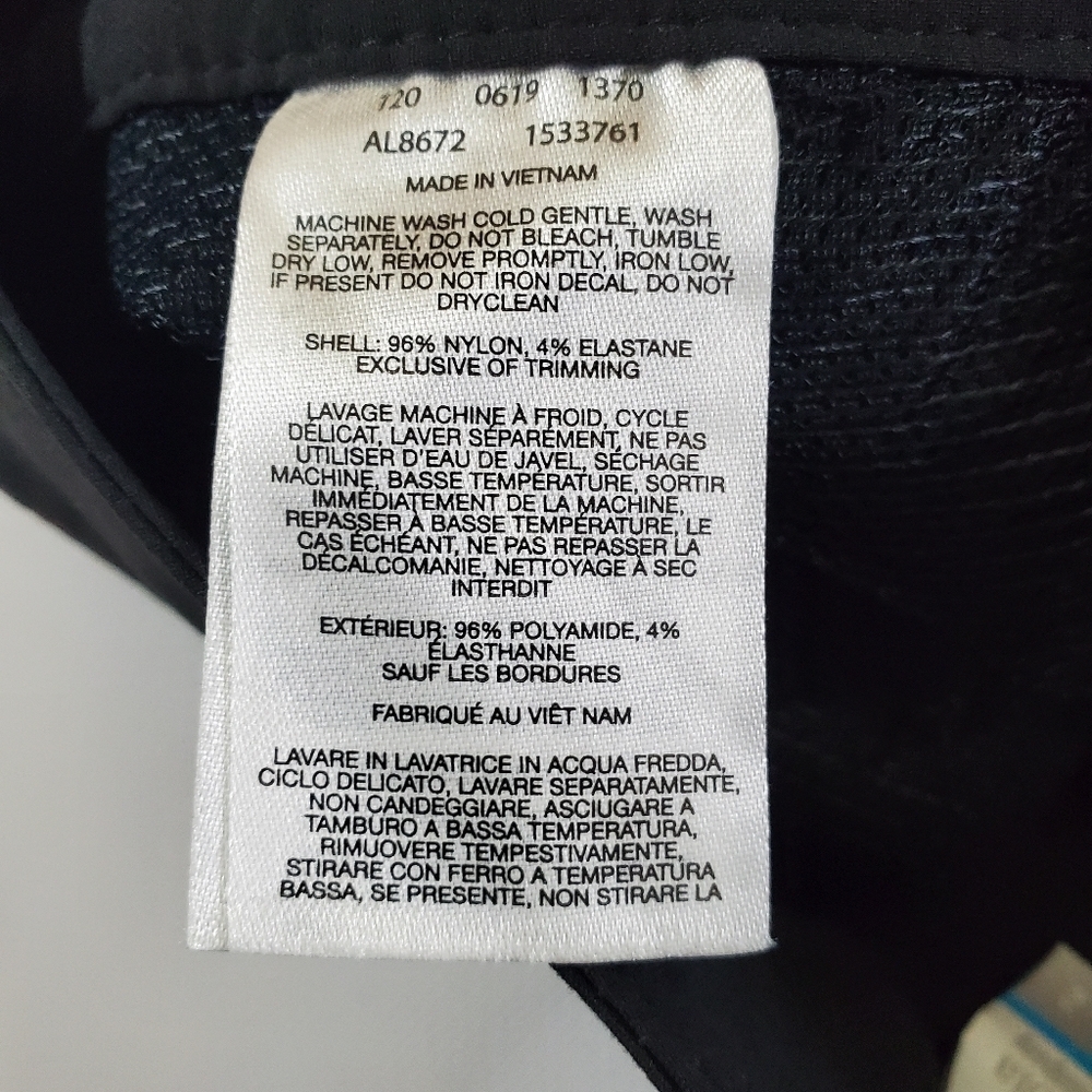 2416 * Columbia Hiking Oudoor Capri Pants Black Size 2 - Picture 4 of 16